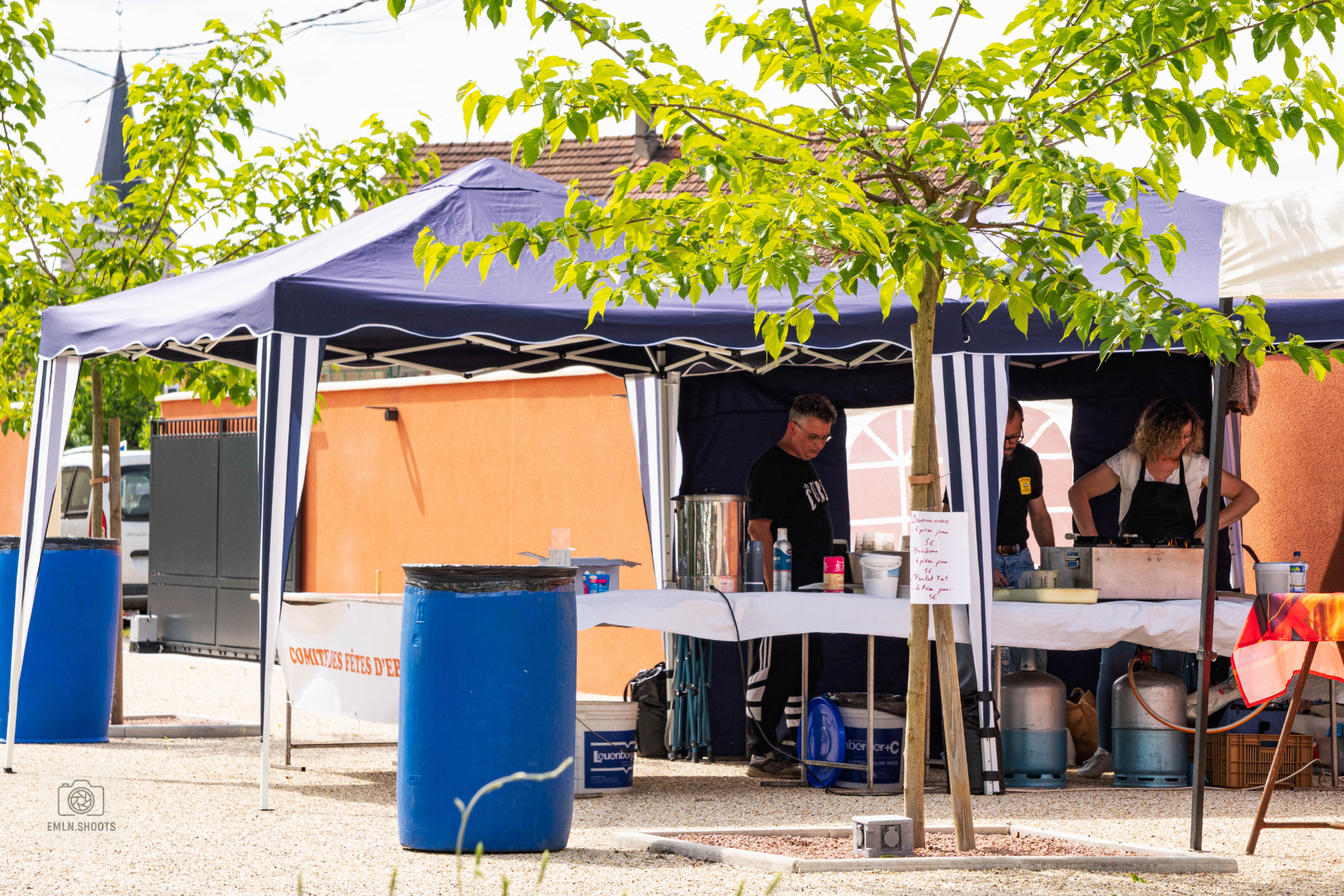 le comité des fêtes à la fête de la bière 